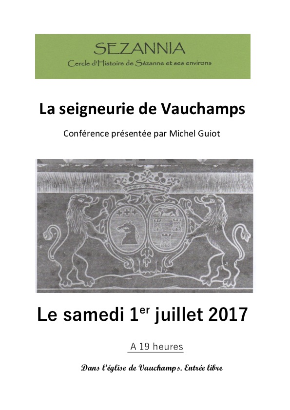 La seigneurie de Vauchamps