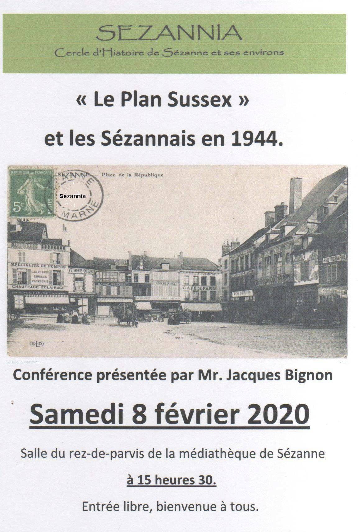 Le Plan Sussex et les Sézannais en 1944